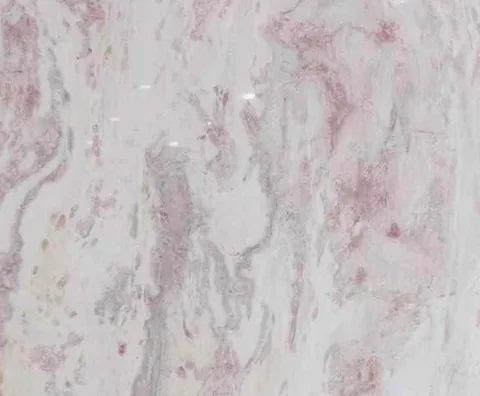 white stone slab, with a single full slab and cloudy mottling, in a close surface view
