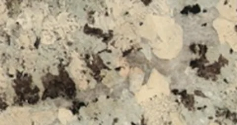 multicolored stone slab, with banded onyx-like striping, in a close surface view