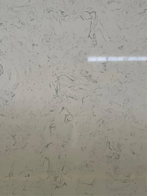 gray engineered stone slab, shown from a frontal view