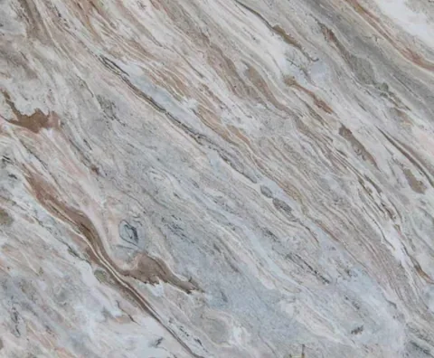 gray stone slab, with fine veining, in a close surface view