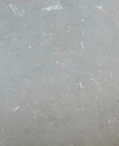 gray engineered stone slab, showing a single main form with an uncluttered setting