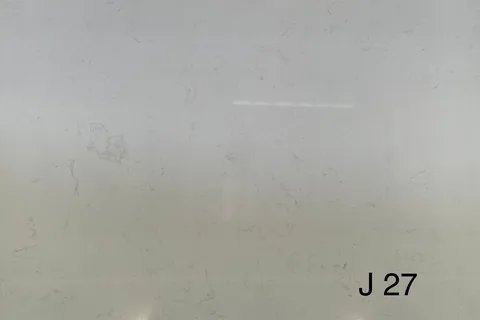gray engineered stone slab, shown from a frontal view with subtle pattern contrast