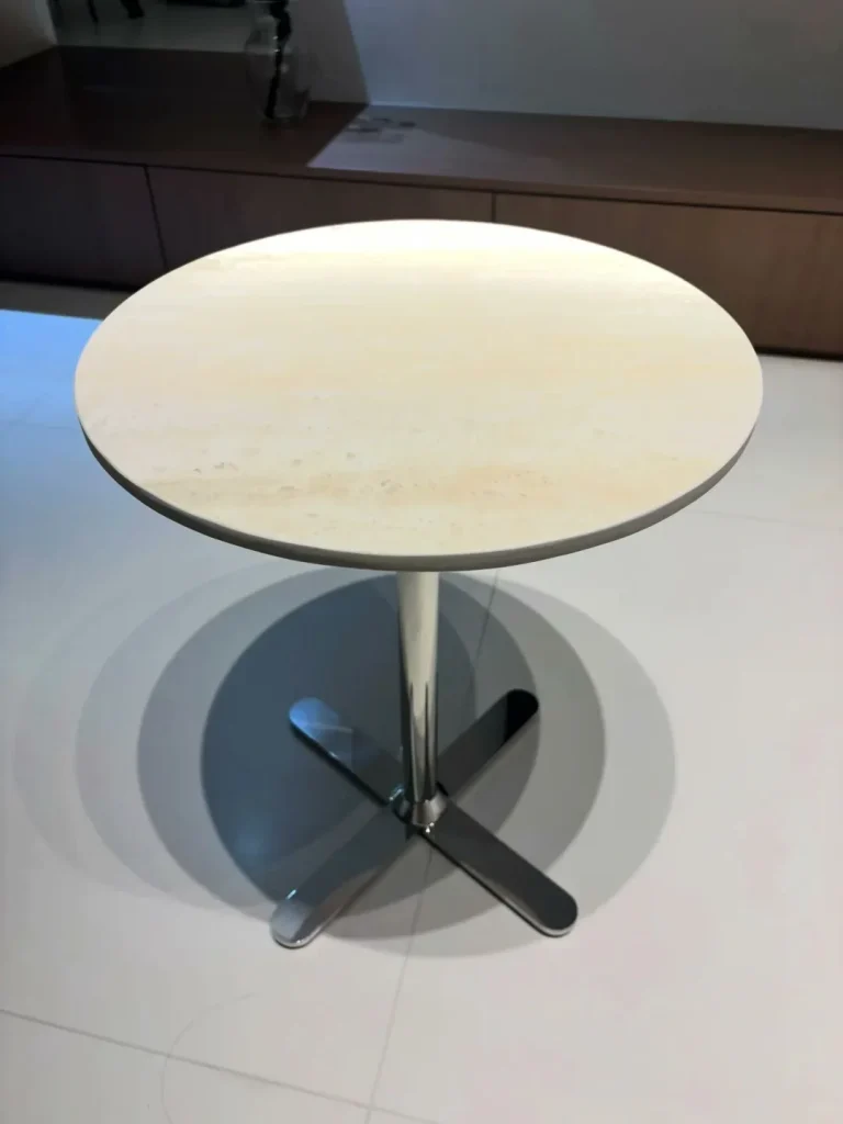 Cream beige natural stone countertop island with cream beige stone surface